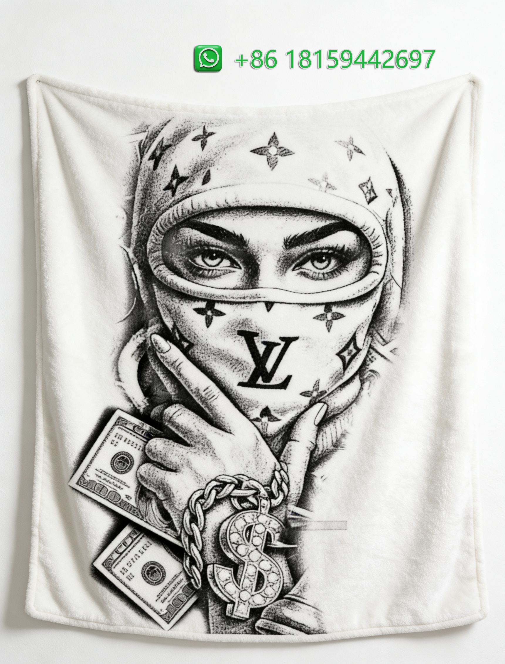 Louis Vuitton Throw Blankets